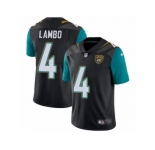 Men Nike Jacksonville Jaguars #4 Josh Lambo Black Alternate Vapor Untouchable Limited Player NFL Jersey
