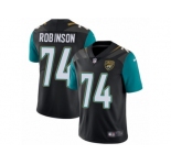 Men Nike Jacksonville Jaguars #74 Cam Robinson Black Alternate Vapor Untouchable Limited Player NFL Jersey