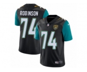 Men Nike Jacksonville Jaguars #74 Cam Robinson Black Alternate Vapor Untouchable Limited Player NFL Jersey