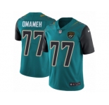 Men Nike Jacksonville Jaguars #77 Patrick Omameh Teal Green Team Color Vapor Untouchable Limited Player NFL Jersey