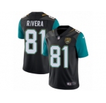 Men Nike Jacksonville Jaguars #81 Mychal Rivera Black Alternate Vapor Untouchable Limited Player NFL Jersey
