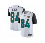 Men Nike Jacksonville Jaguars #84 Keelan Cole White Vapor Untouchable Limited Player NFL Jersey