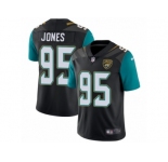 Men Nike Jacksonville Jaguars #95 Abry Jones Black Alternate Vapor Untouchable Limited Player NFL Jersey