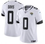 Men's Jacksonville Jaguars #0 Gabe Davis White Vapor Untouchable Limited Football Stitched Jersey
