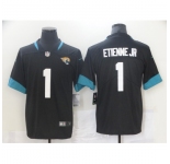Men's Jacksonville Jaguars #1 Travis Etienne Jr. Black Nike 2021 Alternate Limited Jersey