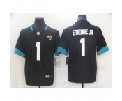 Men's Jacksonville Jaguars #1 Travis Etienne Jr. Black Nike 2021 Alternate Limited Jersey
