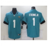 Men's Jacksonville Jaguars #1 Travis Etienne Jr. Blue Nike 2021 Alternate Limited Jersey