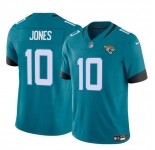 Men's Jacksonville Jaguars #10 Mac Jones Teal 2023 F.U.S.E Vapor Untouchable Limited Football Stitched Jersey