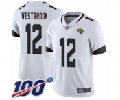 Men's Jacksonville Jaguars #12 Dede Westbrook White Vapor Untouchable Limited Player 100th Season Football Jersey