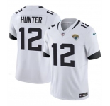 Men's Jacksonville Jaguars #12 Travis Hunter White 2025 Draft F.U.S.E. Vapor Untouchable Limited Football Stitched Jersey