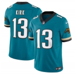 Men's Jacksonville Jaguars #13 Christian Kirk Teal 2024 F.U.S.E. Prowler Throwback Vapor Limited Football Stitched Jersey