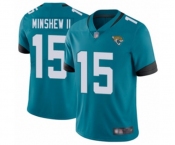 Men's Jacksonville Jaguars #15 Gardner Minshew II Teal Green Alternate Vapor Untouchable Limited Player Football Jersey