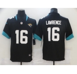 Men's Jacksonville Jaguars  #16 Trevor Lawrence Black Alternate Vapor Untouchable Limited Player Football Jersey