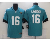 Men's Jacksonville Jaguars  #16 Trevor Lawrence Teal Green Alternate Vapor Untouchable Limited Player Football Jersey