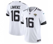 Men's Jacksonville Jaguars #16 Trevor Lawrence White 2023 F.U.S.E Vapor Untouchable Limited Football Stitched Jersey