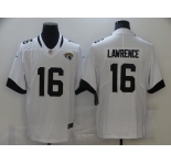 Men's Jacksonville Jaguars  #16 Trevor Lawrence White Alternate Vapor Untouchable Limited Player Football Jersey