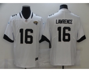 Men's Jacksonville Jaguars  #16 Trevor Lawrence White Alternate Vapor Untouchable Limited Player Football Jersey