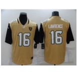 Men's Jacksonville Jaguars #16 Trevor Lawrence Yellow Draft First Round Pick Limited Jersey