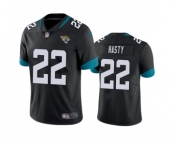 Men's Jacksonville Jaguars #22 JaMycal Hasty Black Vapor Untouchable Limited Stitched Jersey