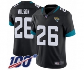 Men's Jacksonville Jaguars #26 Jarrod Wilson Black Team Color Vapor Untouchable Limited Player 100th Season Football Jersey