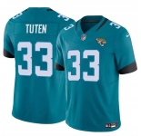 Men's Jacksonville Jaguars #33 Bhayshul Tuten Teal 2024 Vapor Untouchable Limited Football Stitched Jersey