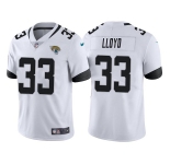Men's Jacksonville Jaguars #33 Devin Lloyd White Vapor Untouchable Limited Stitched Jersey