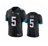 Men's Jacksonville Jaguars #5 Andre Cisco Black Vapor Untouchable Limited Stitched Jersey