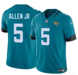 Men's Jacksonville Jaguars #5 LeQuint Allen Jr Teal 2026 F.U.S.E. Vapor Untouchable Limited Football Stitched Jersey