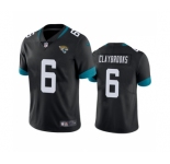 Men's Jacksonville Jaguars #6 Chris Claybrooks Black Vapor Untouchable Limited Stitched Jersey