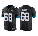 Men's Jacksonville Jaguars #68 Brandon Scherff Black Vapor Untouchable Limited Stitched Jersey