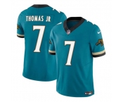 Men's Jacksonville Jaguars #7 Brian Thomas Jr Teal 2025 F.U.S.E. Prowler Throwback Vapor Untouchable Football Stitched Jersey