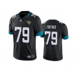 Men's Jacksonville Jaguars #79 Luke Fortner Black Vapor Untouchable Limited Stitched Jersey