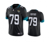 Men's Jacksonville Jaguars #79 Luke Fortner Black Vapor Untouchable Limited Stitched Jersey