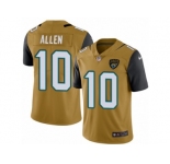 Men's Nike Jacksonville Jaguars #10 Brandon Allen Limited Gold Rush NFL Jersey