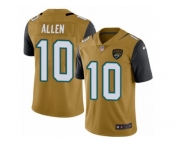 Men's Nike Jacksonville Jaguars #10 Brandon Allen Limited Gold Rush NFL Jersey