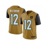 Men's Nike Jacksonville Jaguars #12 Dede Westbrook Limited Gold Rush NFL Jersey