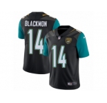 Men's Nike Jacksonville Jaguars #14 Justin Blackmon Vapor Untouchable Limited Black Alternate NFL Jersey
