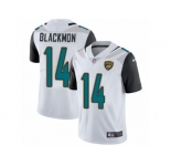 Men's Nike Jacksonville Jaguars #14 Justin Blackmon White Vapor Untouchable Limited Player NFL Jersey