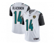 Men's Nike Jacksonville Jaguars #14 Justin Blackmon White Vapor Untouchable Limited Player NFL Jersey