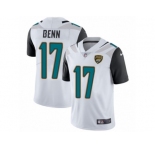 Men's Nike Jacksonville Jaguars #17 Arrelious Benn White Vapor Untouchable Limited Player NFL Jersey