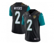 Men's Nike Jacksonville Jaguars #2 Jason Myers Vapor Untouchable Limited Black Alternate NFL Jersey
