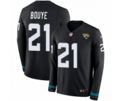 Men's Nike Jacksonville Jaguars #21 A.J. Bouye Limited Black Therma Long Sleeve NFL Jersey