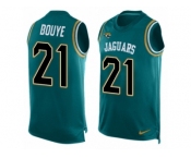 Men's Nike Jacksonville Jaguars #21 A.J. Bouye Limited Teal Green Player Name & Number Tank Top NFL Jersey