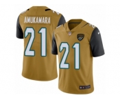 Men's Nike Jacksonville Jaguars #21 Prince Amukamara Limited Gold Rush NFL Jersey