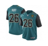 Men's Nike Jacksonville Jaguars #26 Marqueston Huff Limited Teal Green Team Color NFL Jersey