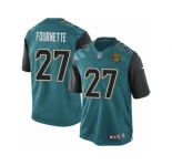 Men's Nike Jacksonville Jaguars #27 Leonard Fournette Limited Teal Green Team Color NFL Jersey