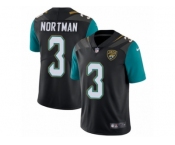 Men's Nike Jacksonville Jaguars #3 Brad Nortman Vapor Untouchable Limited Black Alternate NFL Jersey