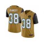 Men's Nike Jacksonville Jaguars #38 Jalen Ramsey Limited Gold Rush NFL Jersey