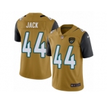 Men's Nike Jacksonville Jaguars #44 Myles Jack Limited Gold Rush NFL Jersey