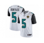 Men's Nike Jacksonville Jaguars #5 Blake Bortles White Vapor Untouchable Limited Player NFL Jersey